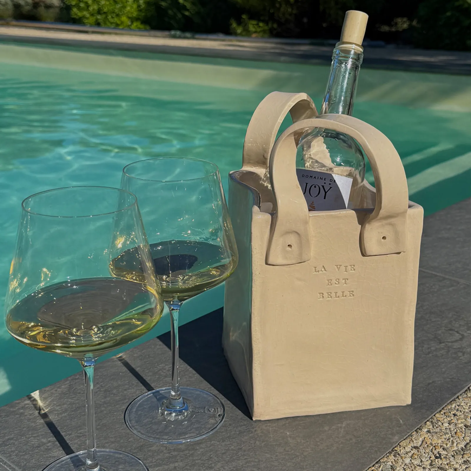 Piscine et céramique au gîte Un Air de Toscane